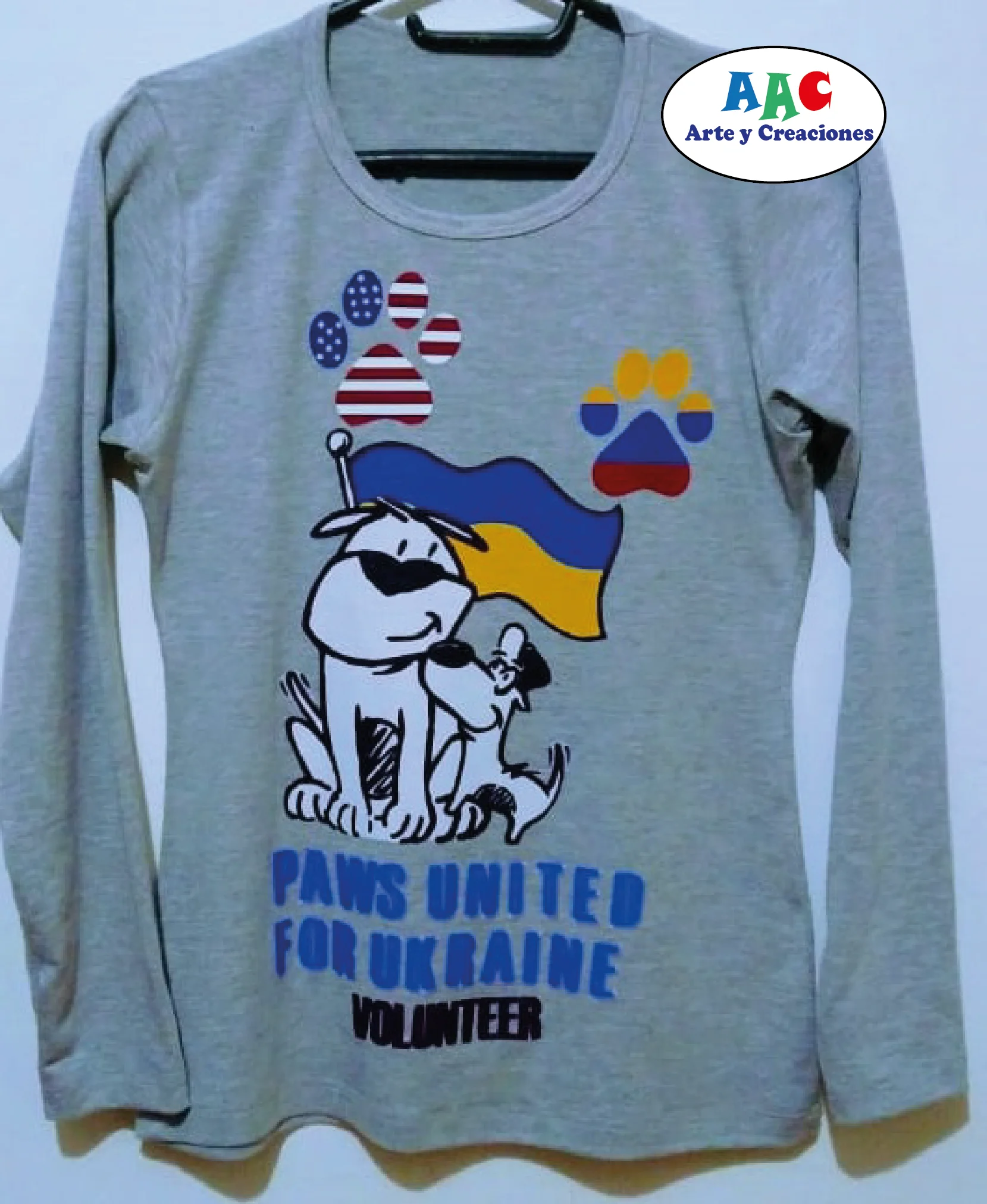 Camibuzo personalizado paws for ukraine